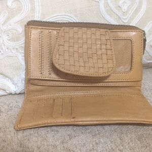 Tan Leather Women's Wallet